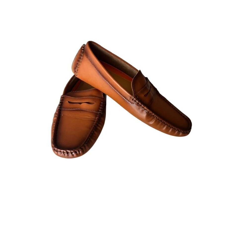 Vostey Milan Men's Brown Loafers - Picture 2 of 5
